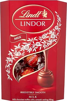 Lindt Lindor Milk Chocolate Truffles Box - 200g • £6