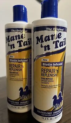 Mane’n Tail Repair’n Replenish Shampoo Biotin Infused 2pk • $22
