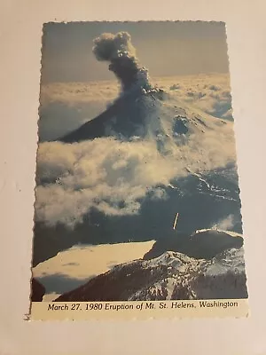 March 27 1980 Eruption Of Mt St Helens Washington Postcard #22 • $3.75