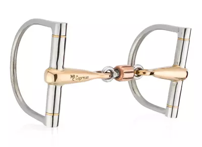 Mikmar Cupreon D-Ring Snaffle With French Link | Horse Bits All Riding Styles • $81.95