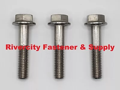 (10) M8-1.25x40 Hex Flange Bolts Screws 8mm X 40mm Stainless Steel M8x1.25 X 40 • $17.88