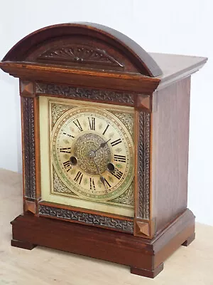 VINTAGE H.A.C.  MANTEL CLOCK  Working Condition • £80