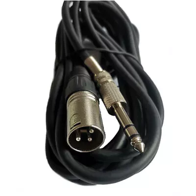 Pro XLR 3Pin Male 1/4  TRS Mixer To Powered Monitor Speaker Cable 6Ft 15Ft 25Ft • $8.25