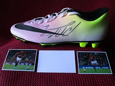 Antonio Valencia Manchester United Legend Hand Signed Football Boot-photo Proof  • $103.62