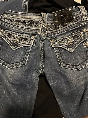 Used Miss Me Jeans- Size Girls 14 Boot Cut-  Great Shape  • $7.40