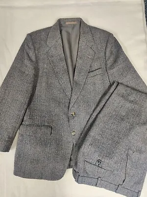 Vintage Men's 1960's Grey Tweed Martin Bros Suit Large • £95