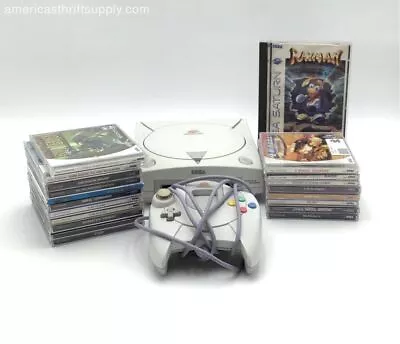 Sega Console With Dreamcast Resident Evil 3 Video Game & Controller Mixed Lot • $270