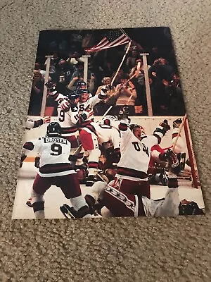 Vintage MIKE ERUZIONE TEAM USA HOCKEY 1980 Print Photo Magazine Clipping MIRACLE • $5.99