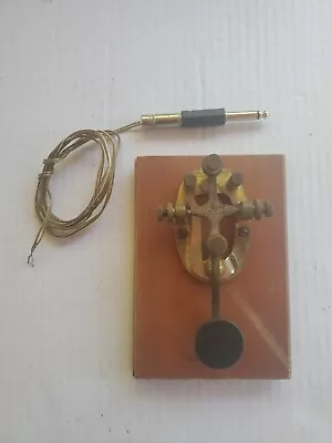 Vintage Signal Electric Telegraph Key Menominee Michigan Military J-38 Style • $79.50