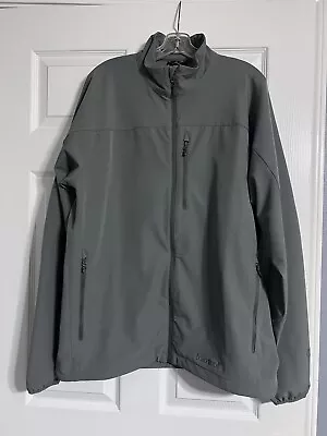 Marmot Mens Tempo Long Sleeve Full Zip Jacket Size XL Steel Onyx Gray EUC • $39