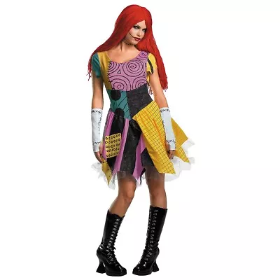 Sally Costume Adult The Nightmare Before Christmas Halloween Fancy Dress • $36.61