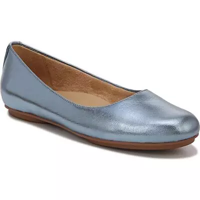 Naturalizer Womens Maxwell Blue Ballet Flats Shoes 11 Wide (CDW) BHFO 9637 • $16.99