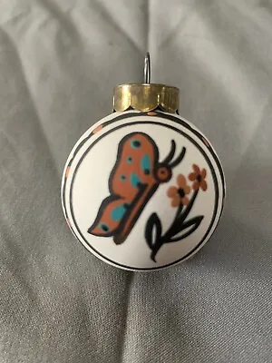 Handmade Signed Native American Acoma Ornament Mimbres-I.L.Chino ButterflyDesign • $20