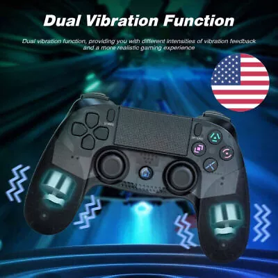 Wireless Controller For PlaystationPS4 Console Shock New Version Gamepad W/Cap • $17.84