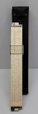 Vintage Keuffel Esser KE Slide Rule N4081-3 Log Duplex DeciTrig With Case • $23.98