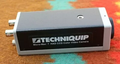  Techniquip Macro-mac 7 Had Ccd Color Video Camera Microscope Cctv Rare • $150