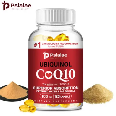 Ubiquinol CoQ10 Capsules 100mg - Anti-oxidation Heart Health Energy Support • $10.15
