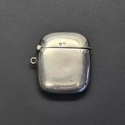 Sterling Silver Vesta Case Match Safe Holder Mappin & Webb Ltd Birmingham 1918 • $55.95