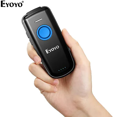 Eyoyo Mini 2D Bluetooth Barcode Scanner 1500mAh Volume Button For IOS Android • $39.56