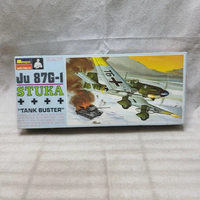 $19.95 • Buy Monogram Mattel 1/48 Scale JU 87G-1 Stuka Tank Buster #6840 Used Selling As Is