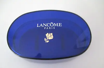 Vintage Soap Plastic Travel Container W/ Lid LANCOME Sapphire Blue W/o Soap AZ37 • $14.99