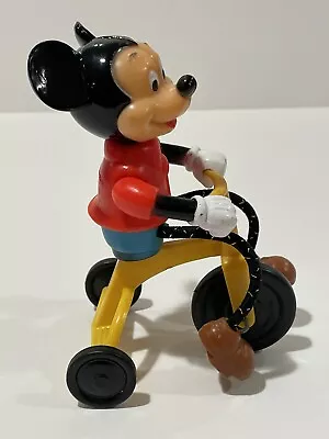 1977 Vintage Disney Mickey Mouse Tricycle Bike Toy Gabriel Industries Works RARE • $22.99