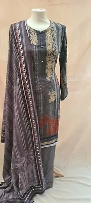 £19.99 • Buy Winter Salwar Kameez With Matching Shawl.  3pcs Suit, BNWT.. S,M,L,XL