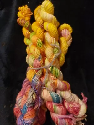 Qty 5 20g DK Superwash Merino Wool Hand Dyed Multicolored Yarn In Beautiful... • £15.99