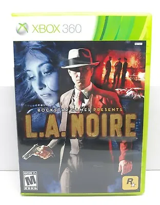 L.A. Noire (Microsoft Xbox 360 2011) Complete CIB VG Tested FREE SHIPPING • $9.99