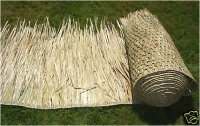 $39.99 • Buy 30in X 8ft TIKI PALAPA RESORT GRADE MEXICAN PALM GRASS THATCH ROLL