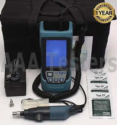 EXFO FIP-400 Fiberscope Optical Inspection Probe & Viewer Kit 200X FIP FIP400 • $769