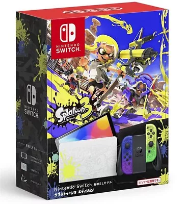 NEW Nintendo Switch OLED Splatoon 3 Limited Edition 64GB Gaming Console • $298.88