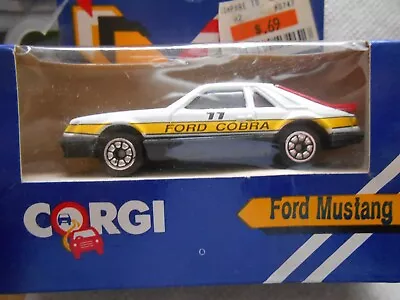 1988 Corgi FORD (Mustang) COBRA Racing Version- Unopened Box Corgi Junior J123/2 • $26