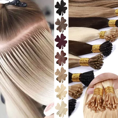 Stick I Tip Indian Remy Human Hair Extensions NaNo Ring Tips Blonde CLEARANCE • $28.15