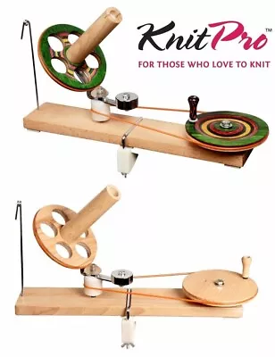 £7.99 • Buy KnitPro Wooden Yarn Ball Of Wool Winder Signature Symfonie Wood, Natural Or Band