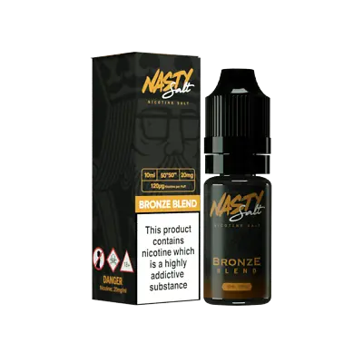 £4.15 • Buy Nasty Nic Salts E Liquid 10ml Salt 10 & 20mg 50/50 Vape Juice (BUY 3 GET 1 FREE)