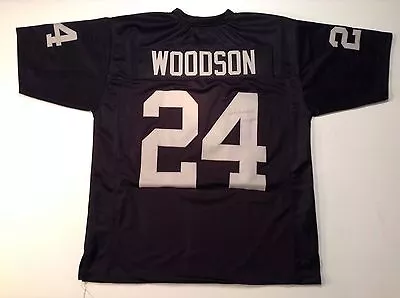 UNSIGNED CUSTOM Sewn Stitched Charles Woodson Black Jersey - M L XL 2XL 3XL • $35.99