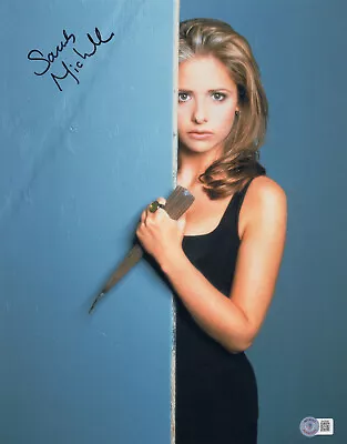 SARAH MICHELLE GELLAR SIGNED BUFFY THE VAMPIRE SLAYER 11x14 PHOTO AUTO BECKETT • $375