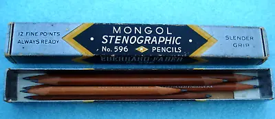 Mongol Stenographic No. 596 Five Pencils In Original Box Shorthand Vintage • $27.95