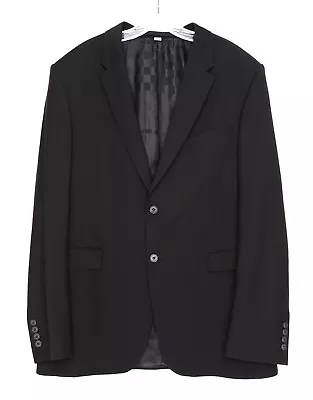 Burberry London Men's Cranbury Black Two Button Sport Coat L98306 Sz 54R • $800.89