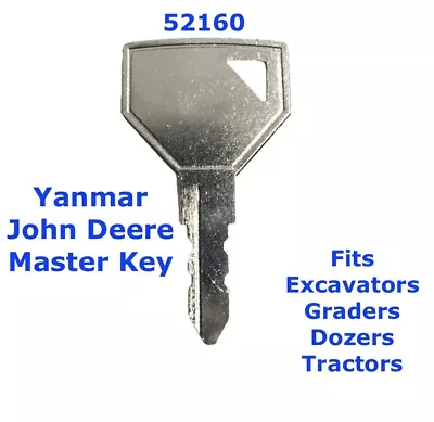 52160 YANMAR JOHN DEERE Master Plant Excavator Digger Dumper Tractor Key  • £3.74