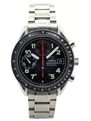 OMEGA Speedmaster Chronograph Mark 40 Automatic Date Watch 3513.53 Serviced • $3224.84