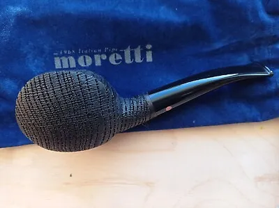 Moretti  Pipe Blowfish Noir Freehand Morta Wood Handmade Italy 302 Oz.2.2 Gr.68 • $350