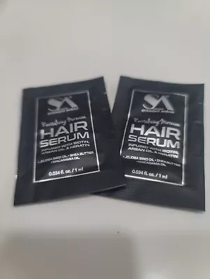 2 SAMPLE PACKETS STRAIGHT AHEAD SA Revitalizing Moroccan Hair Serum  • $18