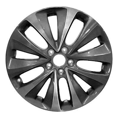 Used 19x8 Machined Medium Charcoal Metallic Wheel Fits 2014-2016 Acura MDX • $261.96