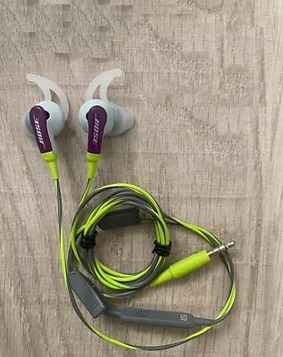 Purple/green Bose SoundSport Headphones In-ear Sports Earphones Android Version • $26.99