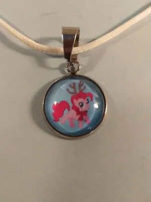 My Little Pony Pendant On 19 Inch White Cord Necklace 268434 • $7.50