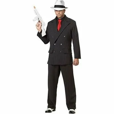 Brand New Mob Boss Mafia Al Capone Gangster Style Adult Men Costume • $62.88