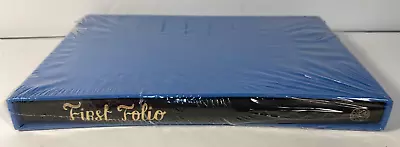 Folio Society “First Folio'' Book With Slip Case Sealed New • $14.95