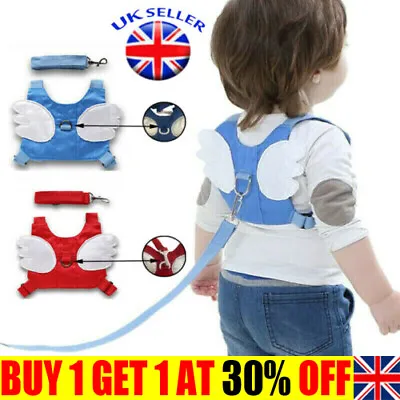 £1.95 • Buy Baby Toddler Safety Wing Walking Harness Child Anti Lost Strap Belt Rope Rein CY